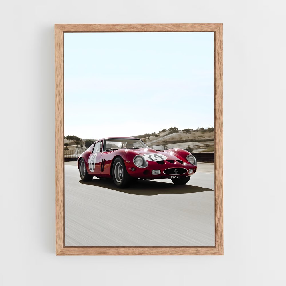 Poster gto de Vitesse – affiche Ferrari (vue 4)